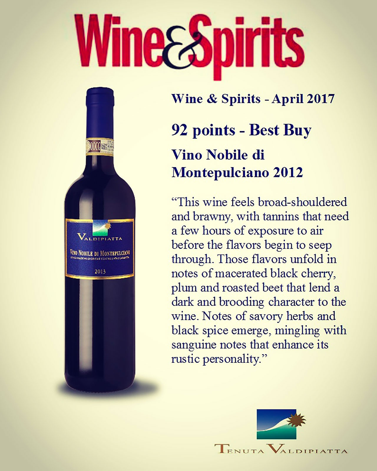 Wine & Spirits 2017